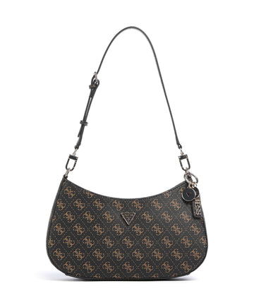 Guess Noelle Q Logo Taška cez rameno brown logo