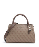 Guess Noelle 4G Logo Handbag latte logo/brown