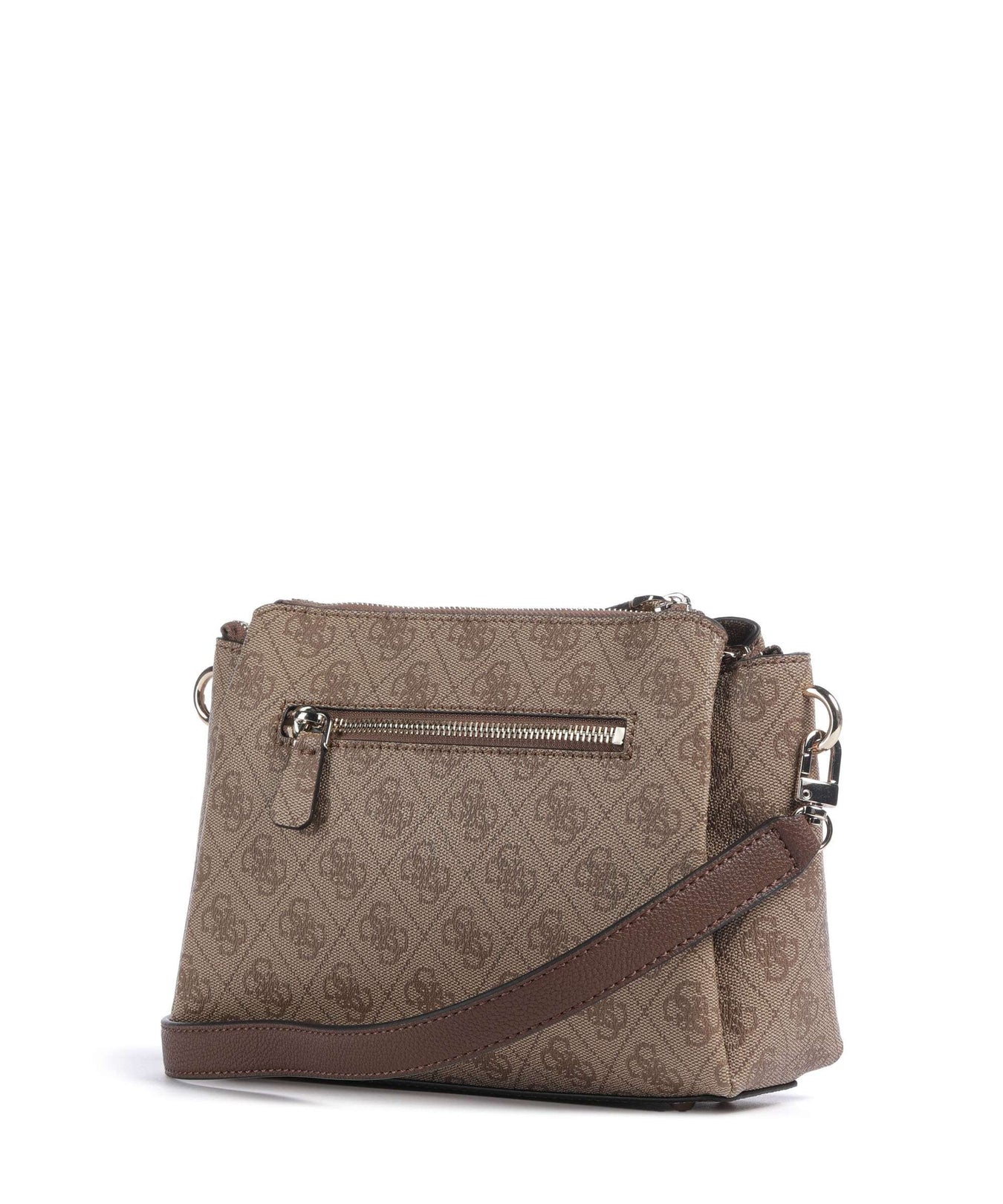 Guess Noelle Crossbody bag latte logo/brown