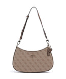 Guess Noelle Taška cez rameno latte logo/brown