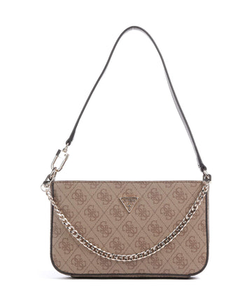 Guess Noelle Mini Taška cez rameno latte logo/brown
