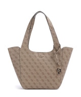 Guess Calista Shopper latte logo