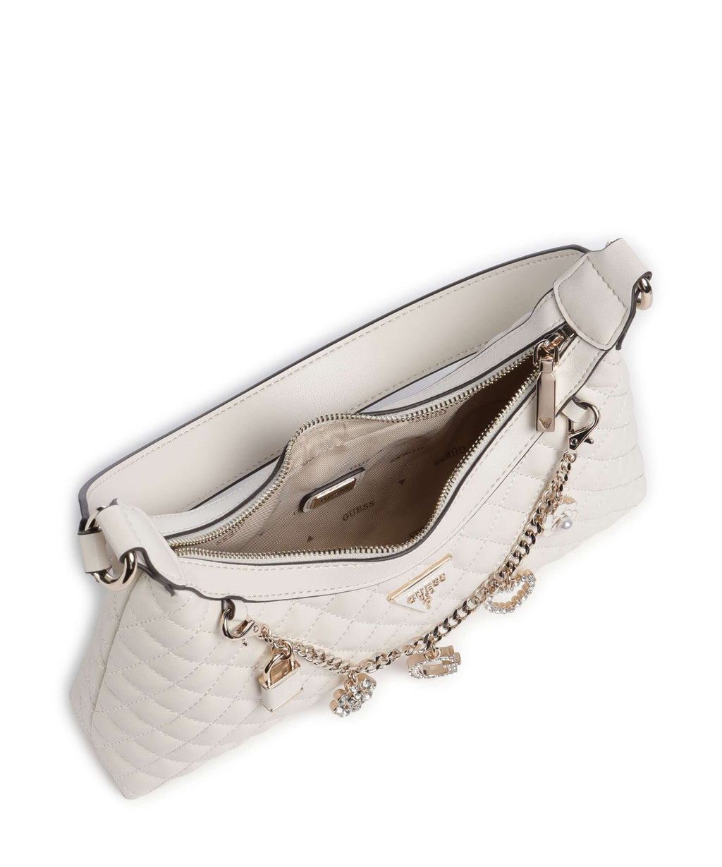 Guess Everlee Shoulder bag offwhite