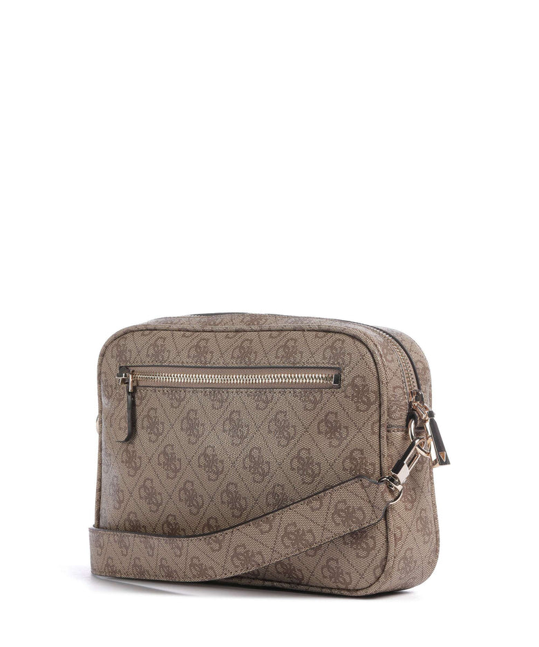 Guess Meridian Crossbody bag latte logo