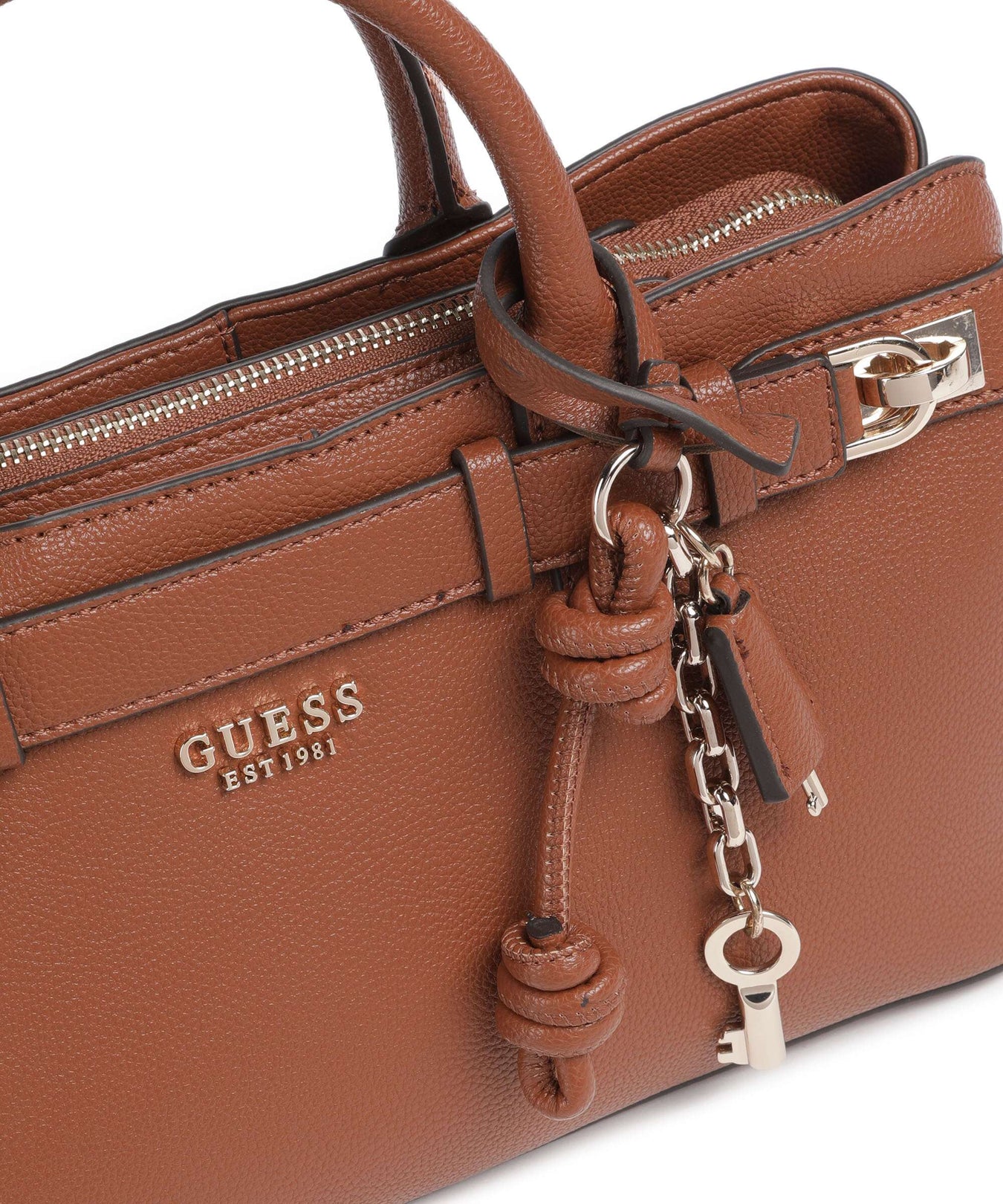 Guess Gregoria Handbag cognac