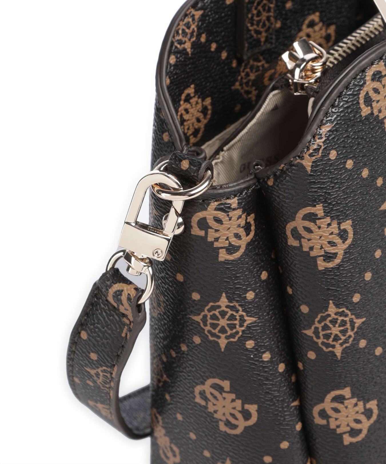 Guess Silia Handbag espresso logo