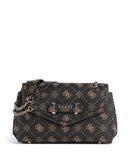 Guess Silia Taška cez rameno espresso logo