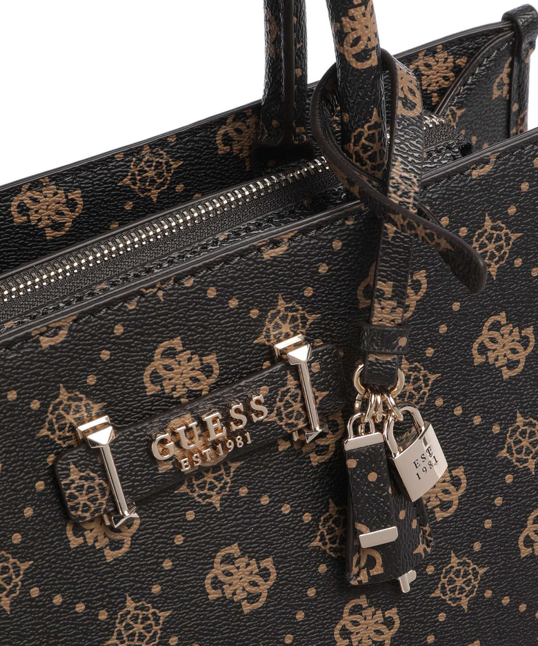 Guess Silia Handbag espresso logo