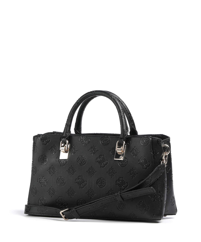 Guess Tisha Handbag black logo