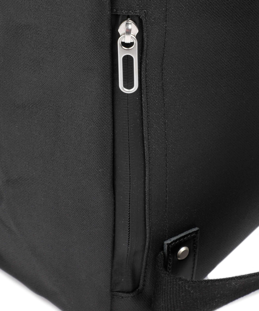 Brooks England Pickwick Cotton Canvas Large Rolltop backpack black