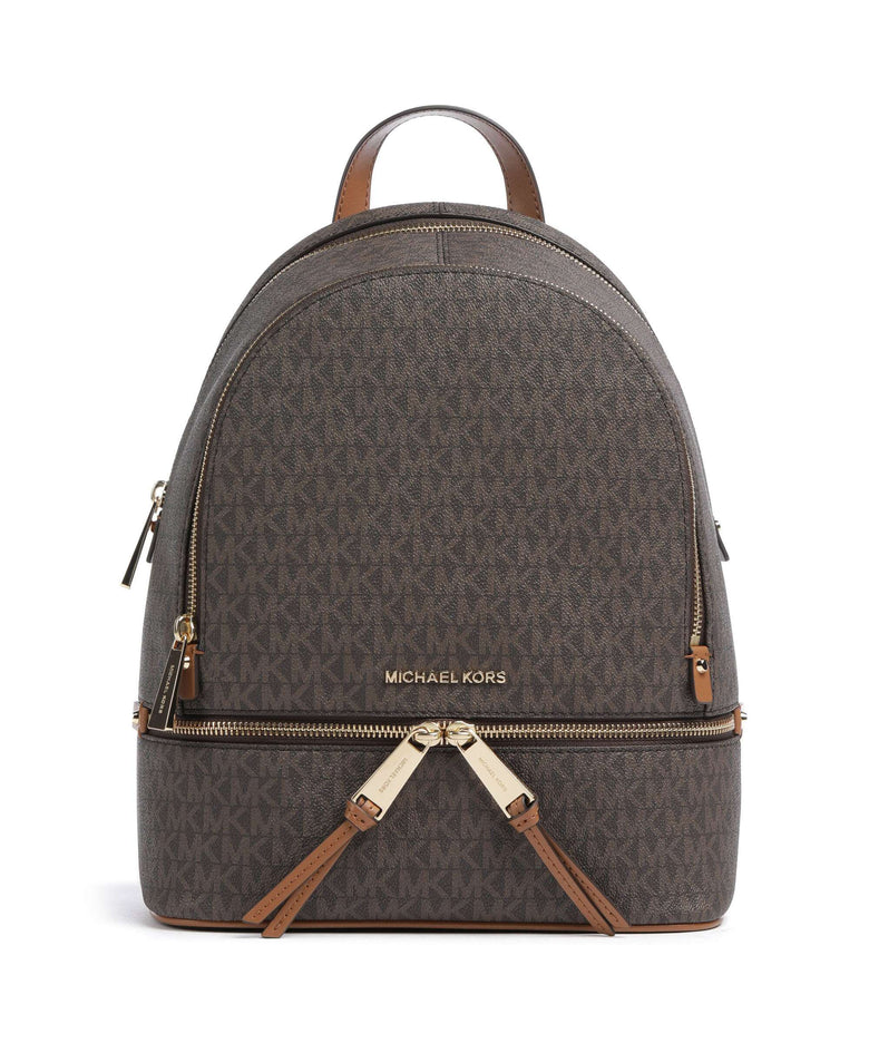 Michael Kors Rhea Zip Backpack brown