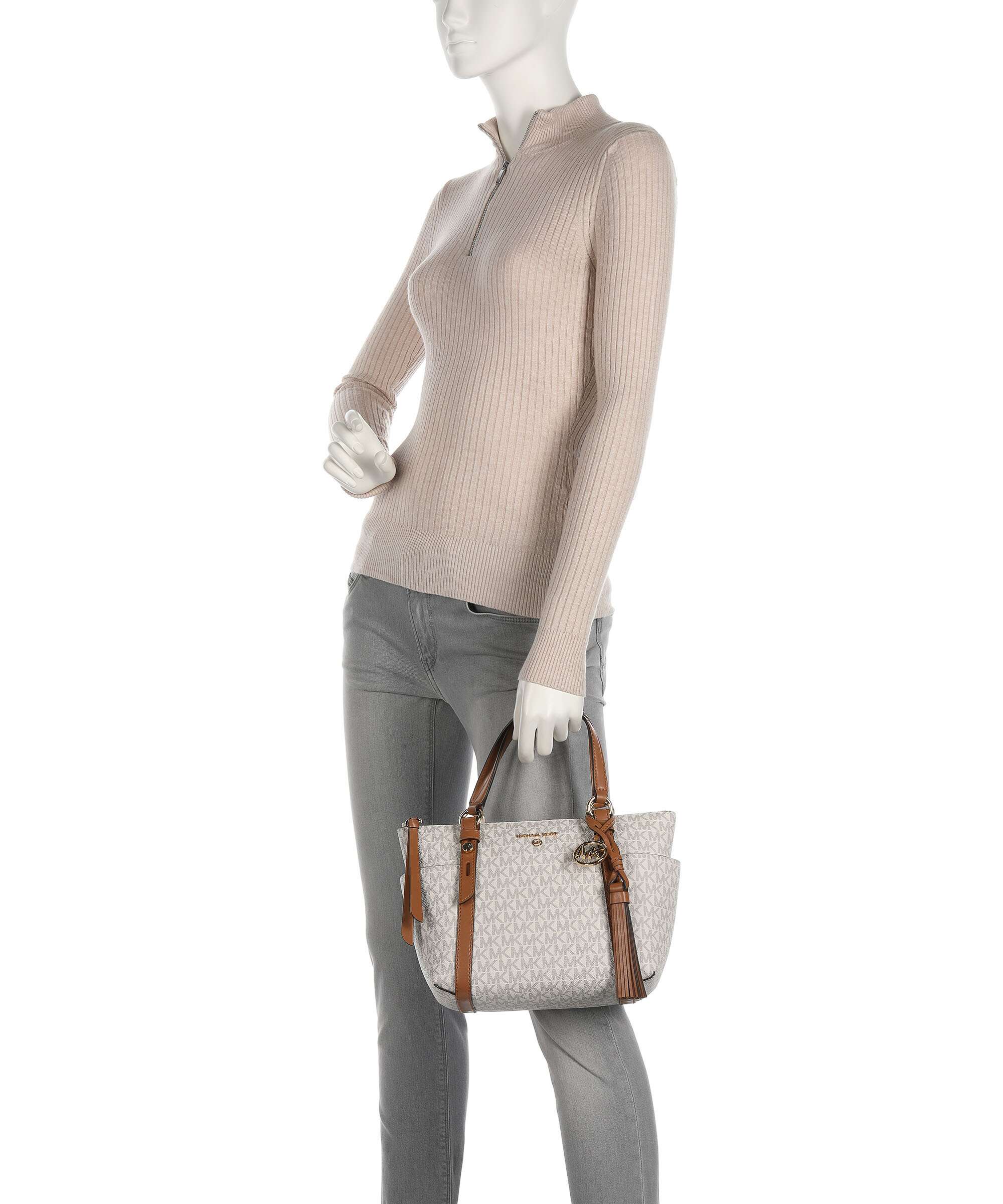 Michael Kors Sullivan Handbag vanilla/acorn