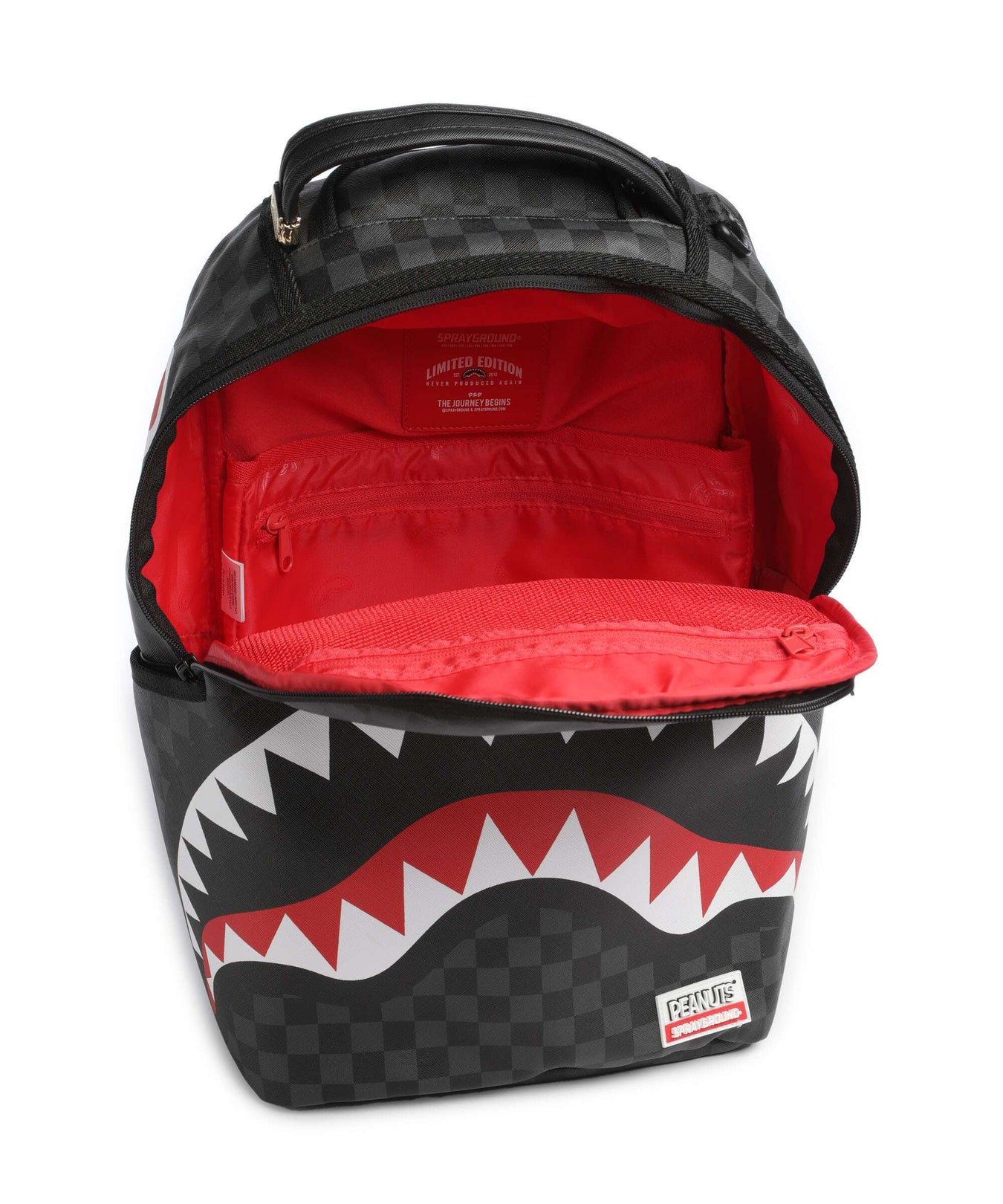 Sprayground Snoopy Top Shark Money Backpack black