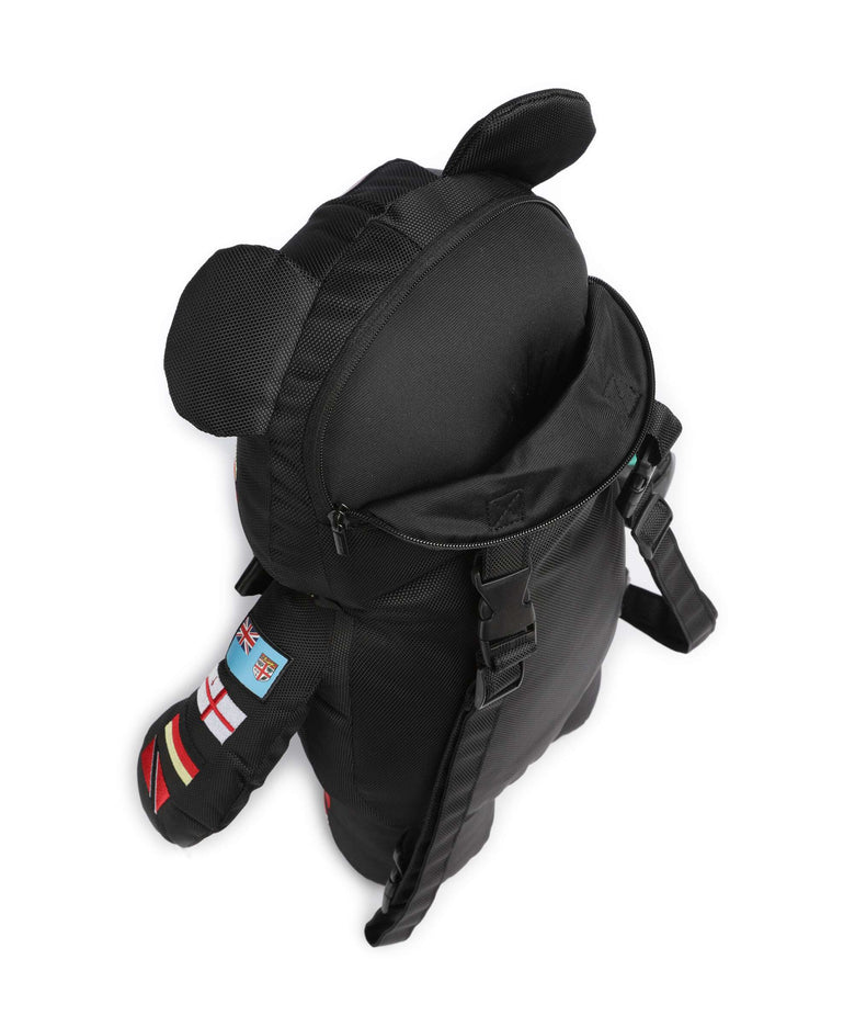 Sprayground James Flags Bear Backpack black