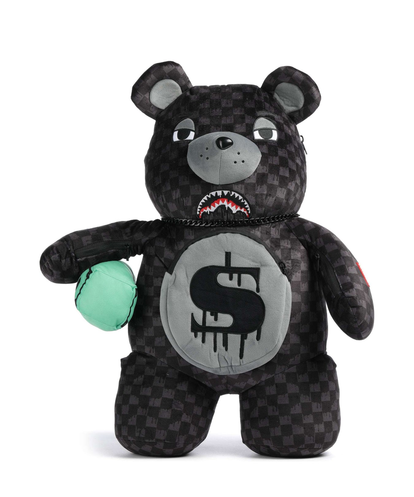 Sprayground Dripping Sharks in Paris Moneybear Backpack black
