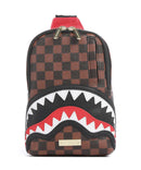 Sprayground Sawtooth Sharks in Paris Taška typu sling brown