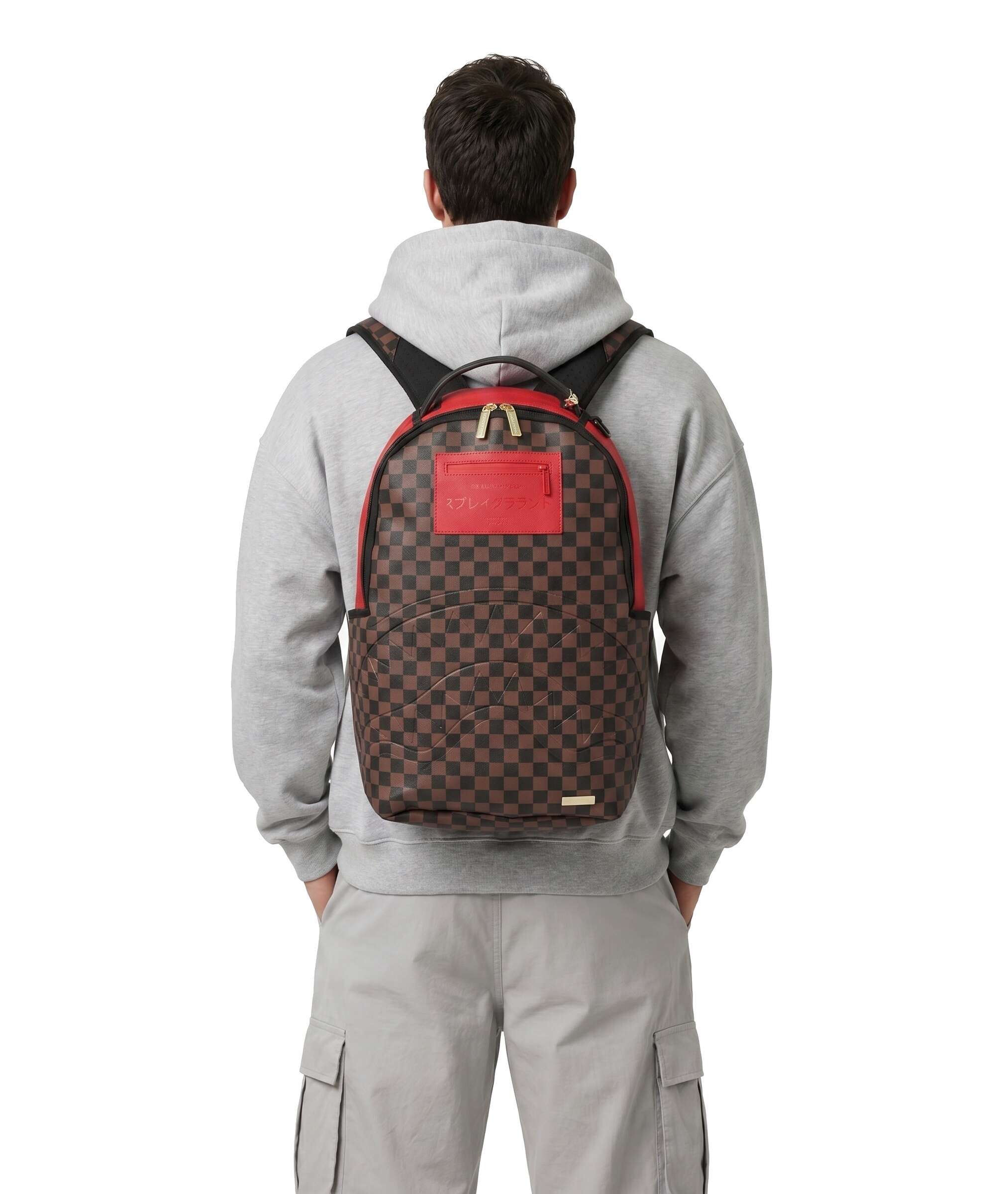 Sprayground Red Redemption Backpack brown