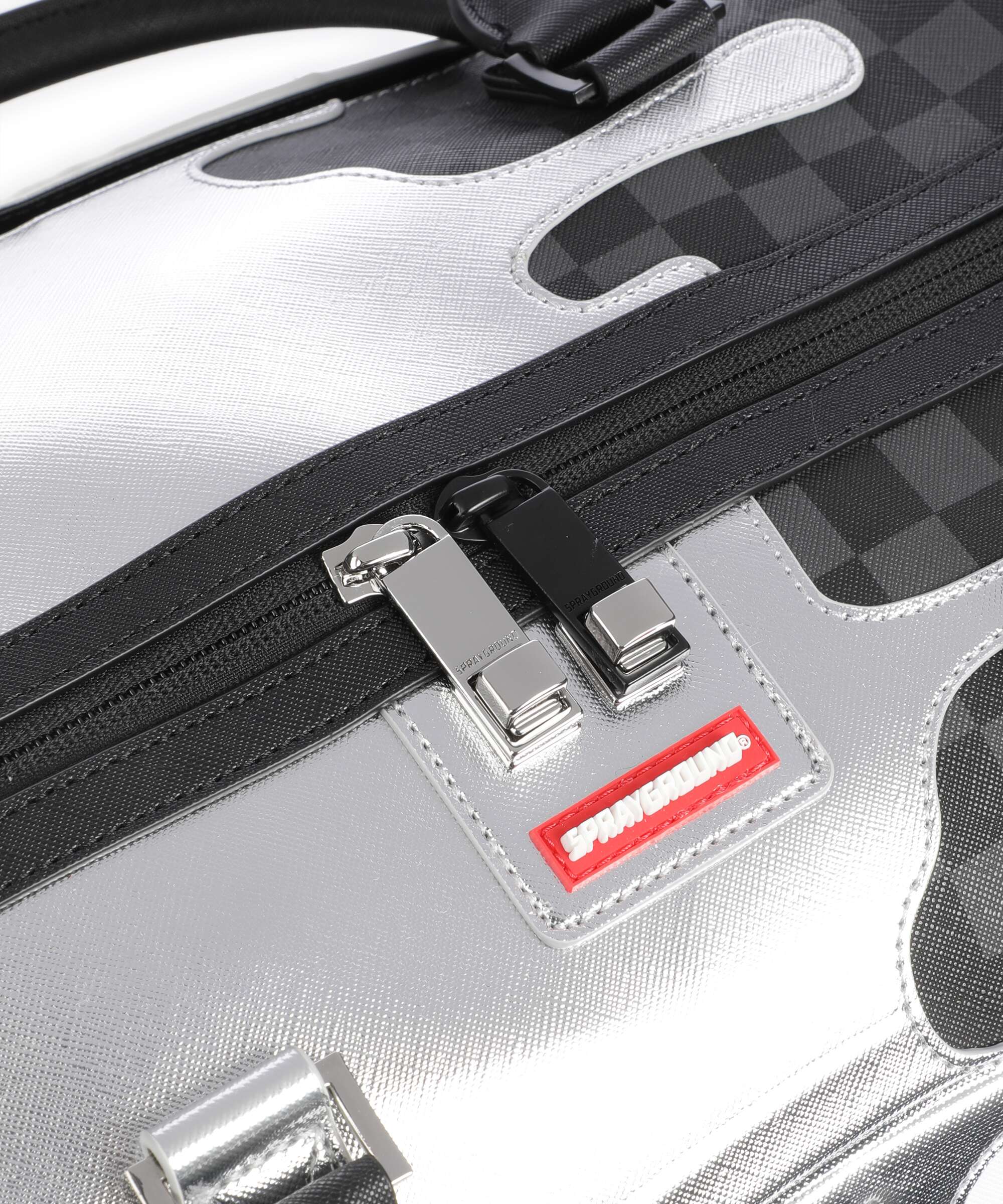 Sprayground Silver Side Drip Weekend bag silver