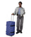 Eastpak Transit'R M Travel bag with wheels suit blue