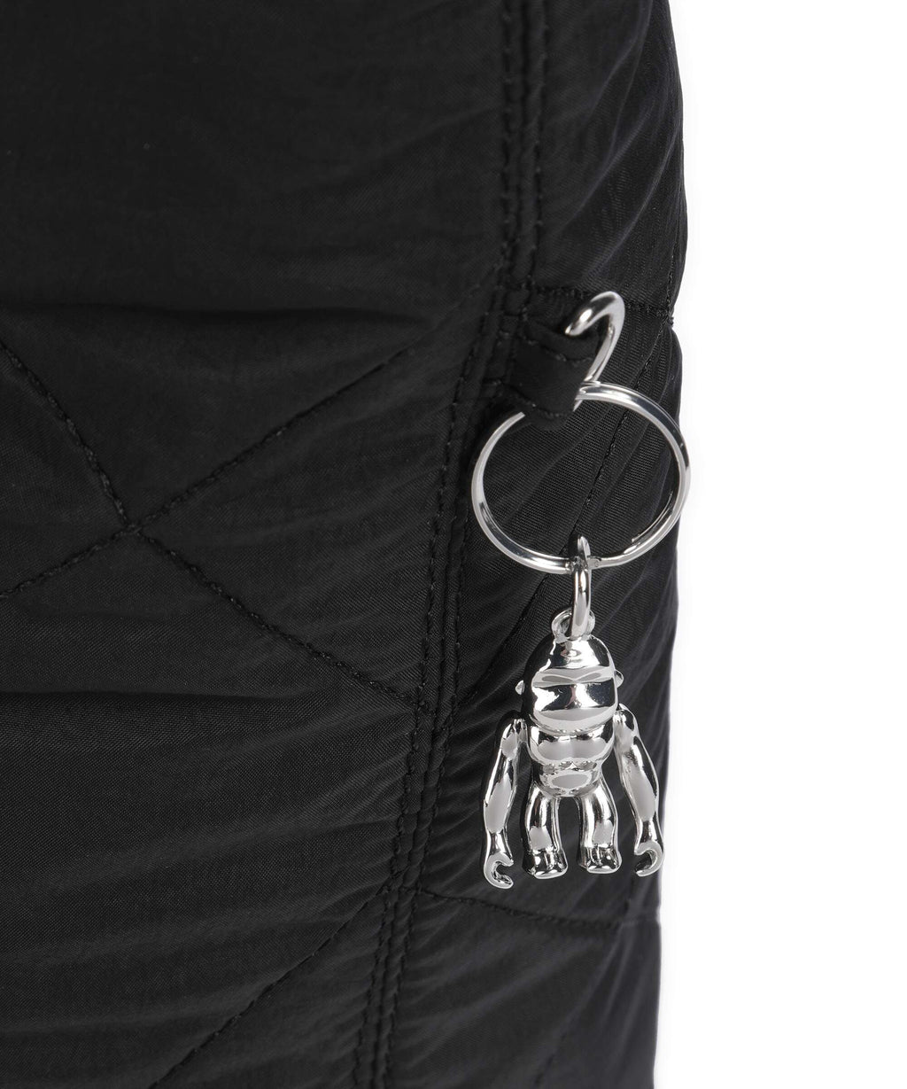 Kipling Crinkled Quilt Colissa Up Tote bag cosmic black