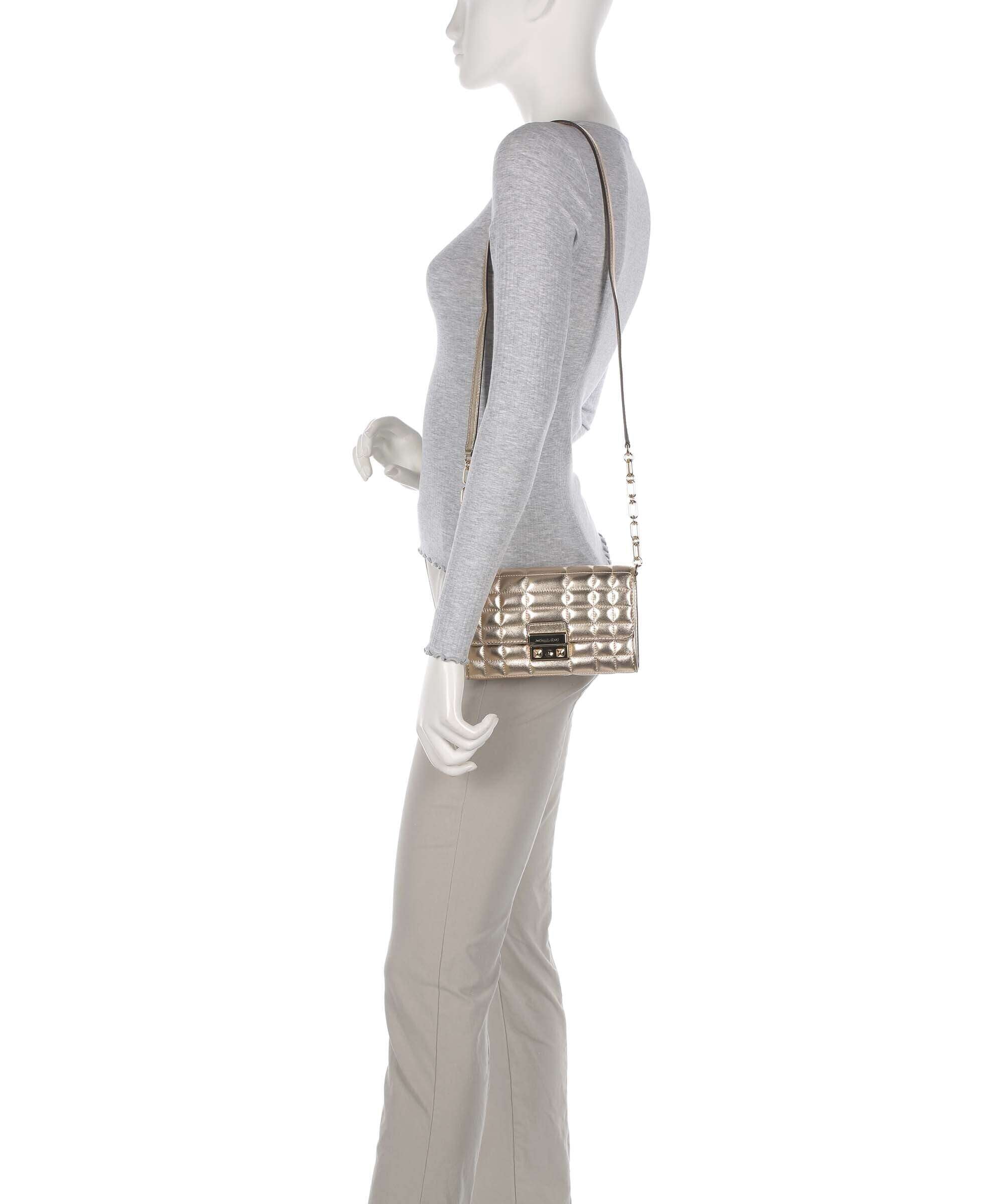 Michael Kors Tribeca Crossbody bag pale gold
