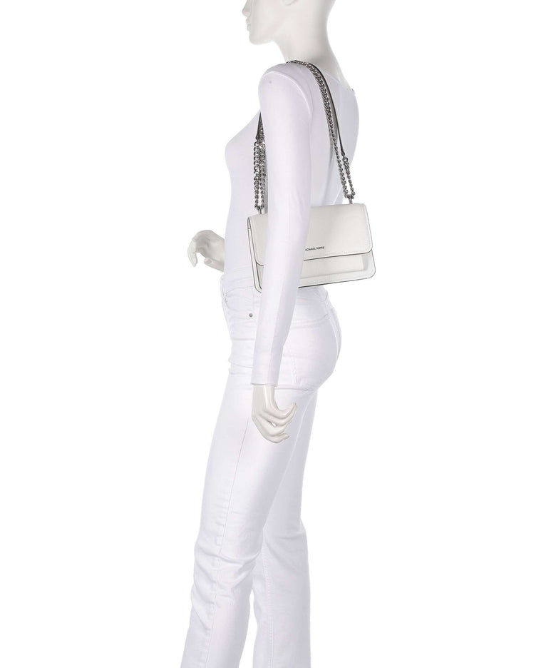 Michael Kors Claire Large Shoulder bag optic white