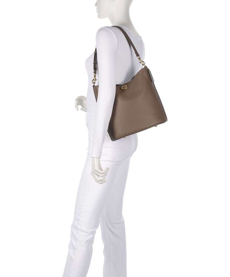 Coach Willow Soft Hobo bag dark stone