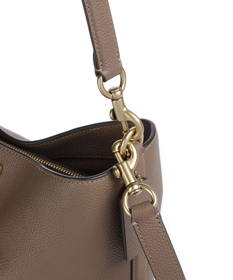 Coach Willow Soft Hobo bag dark stone