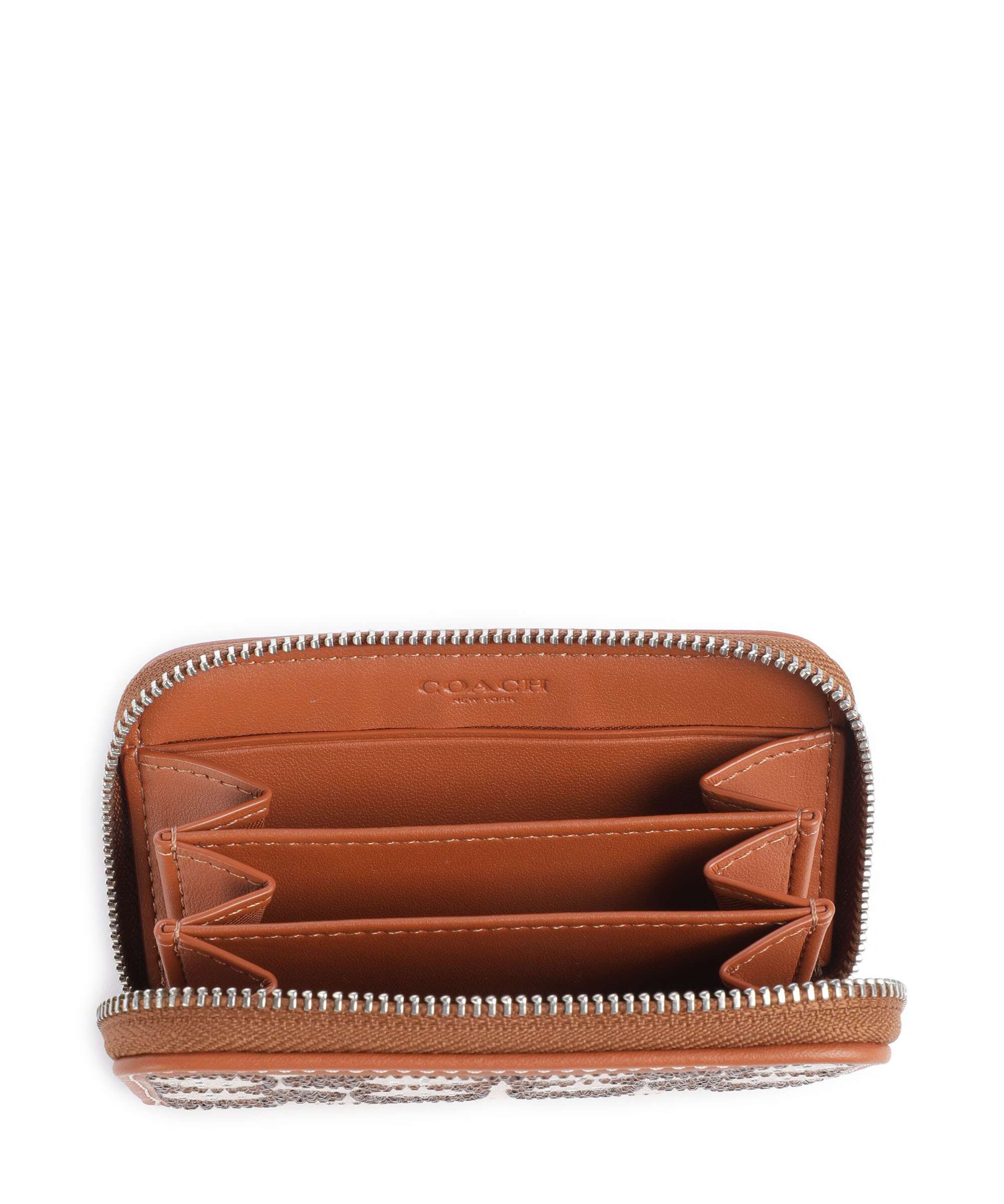 Coach Essential Crystal Signature Wallet burnished amber