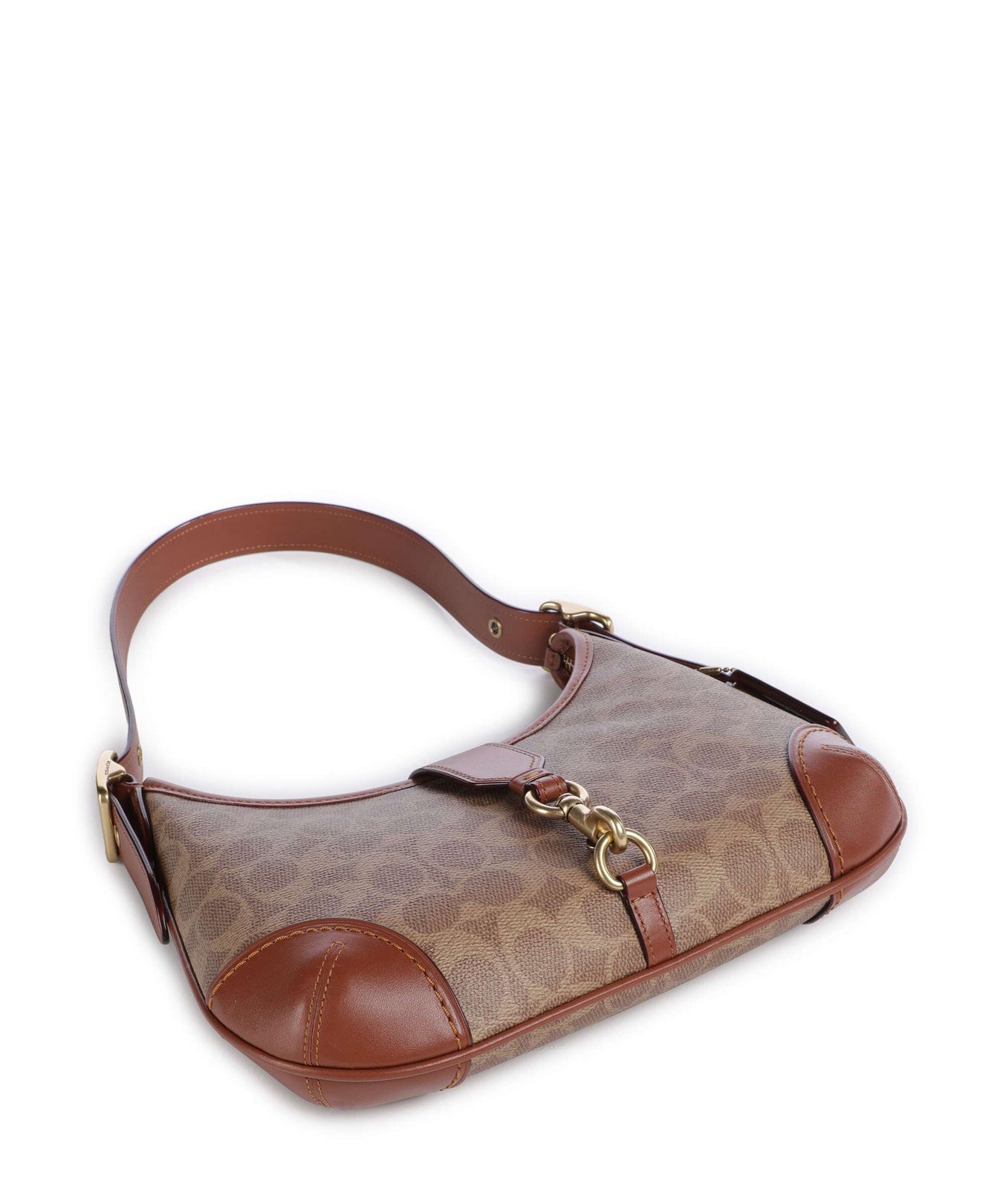 Coach Hamptons Signature Shoulder bag tan caramel