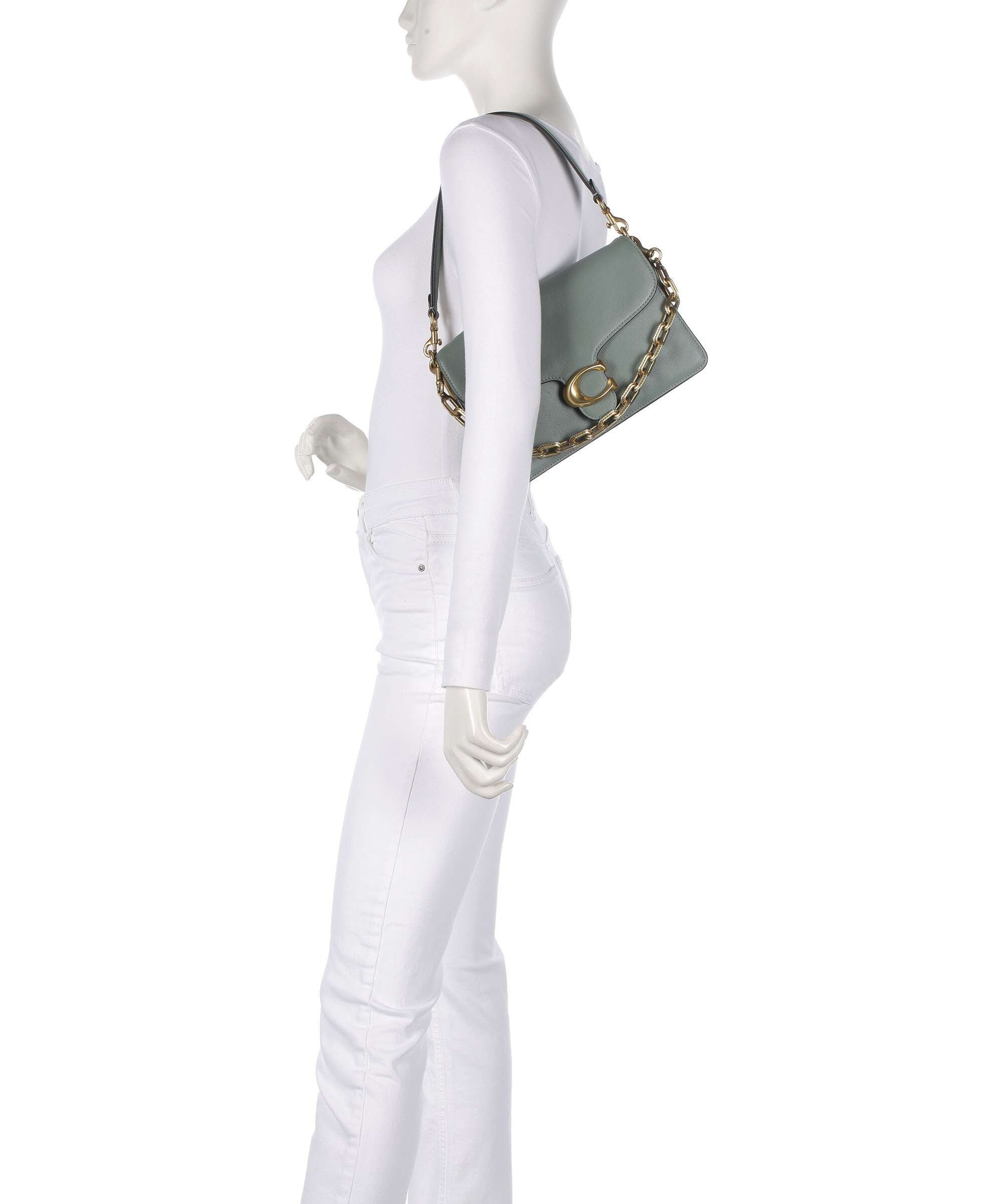 Coach Tabby Soft Chain Shoulder bag sage