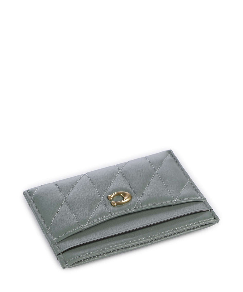 Coach Essential Pillow Credit card holder sage