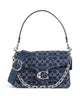 Coach Tabby Signature Chain Shoulder bag deep blue/multicolour