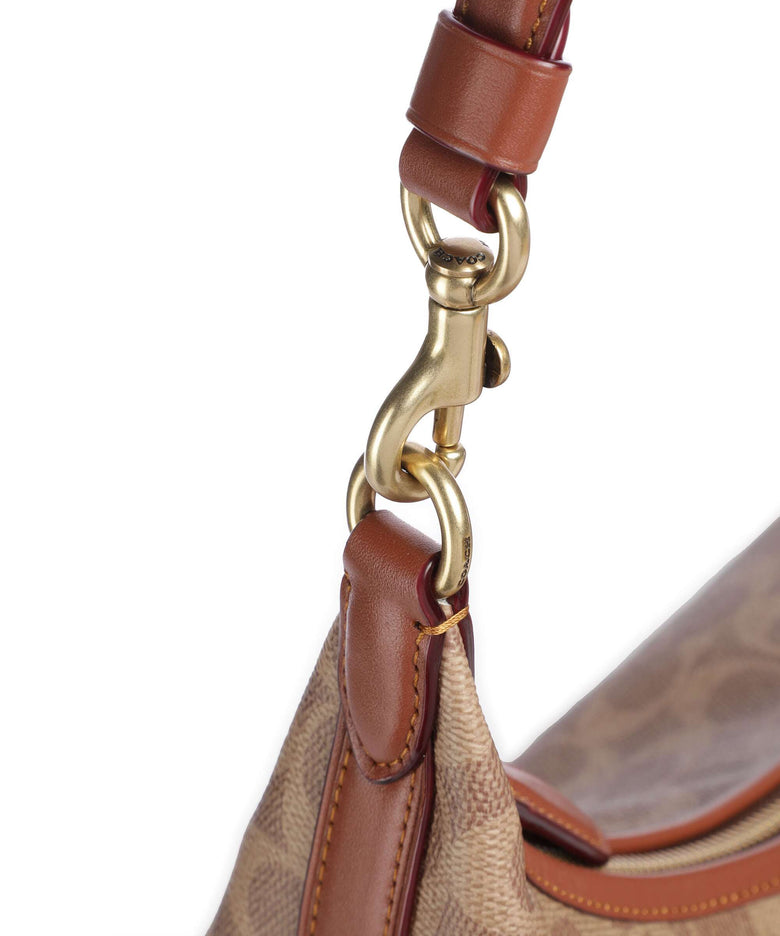 Coach Juliet Signature 38 Hobo bag tan caramel