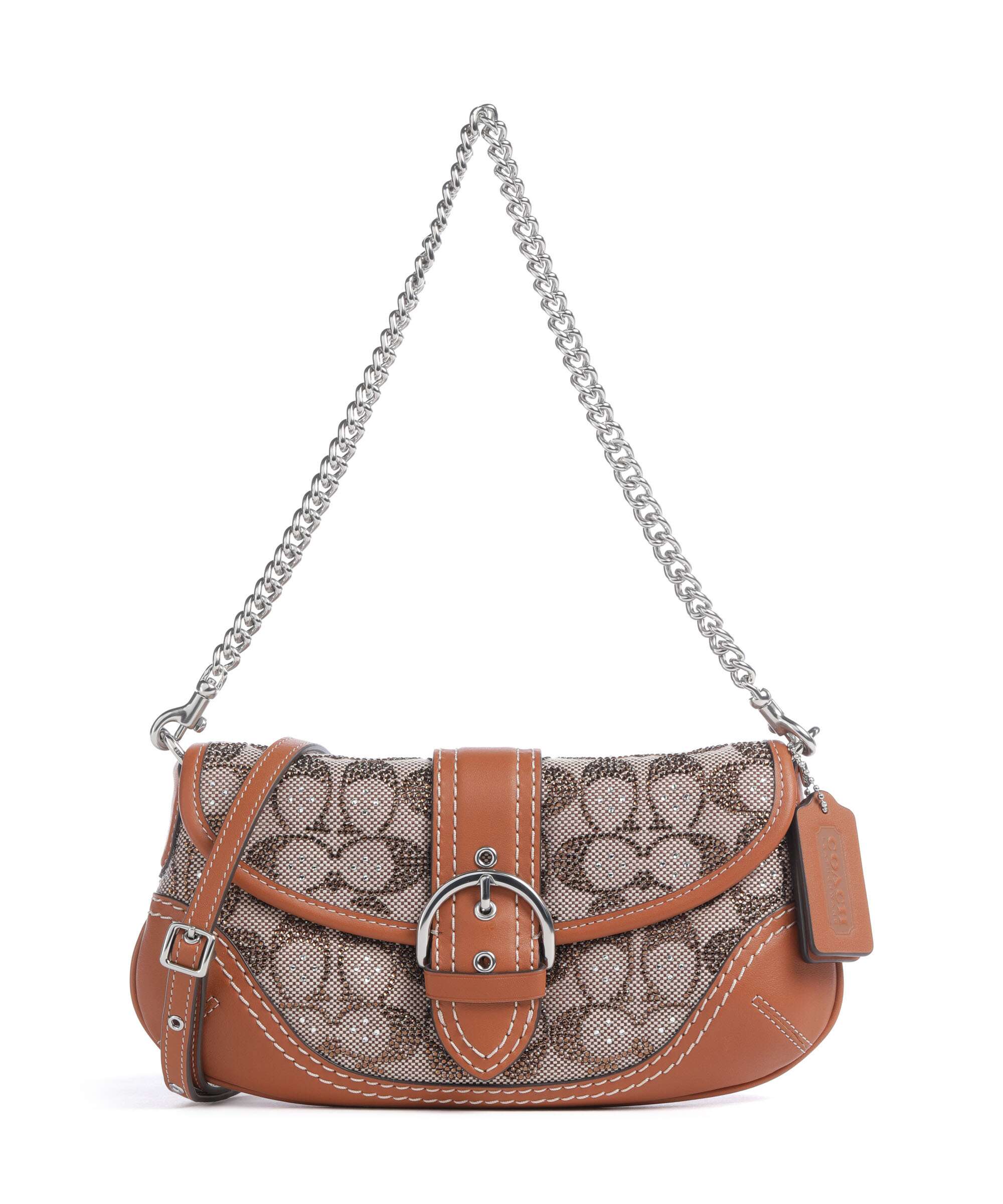 Coach Soho Crystal Jacquard 25 Shoulder bag burnished amber