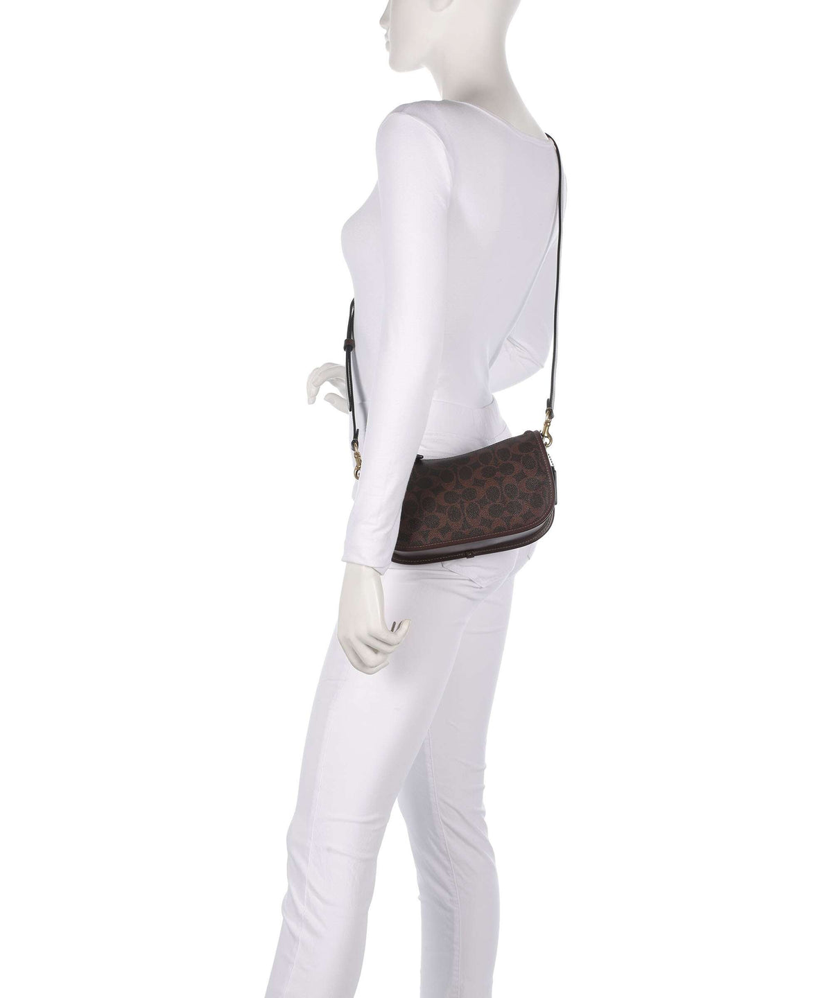 Coach Waverly Signature Shoulder bag maple