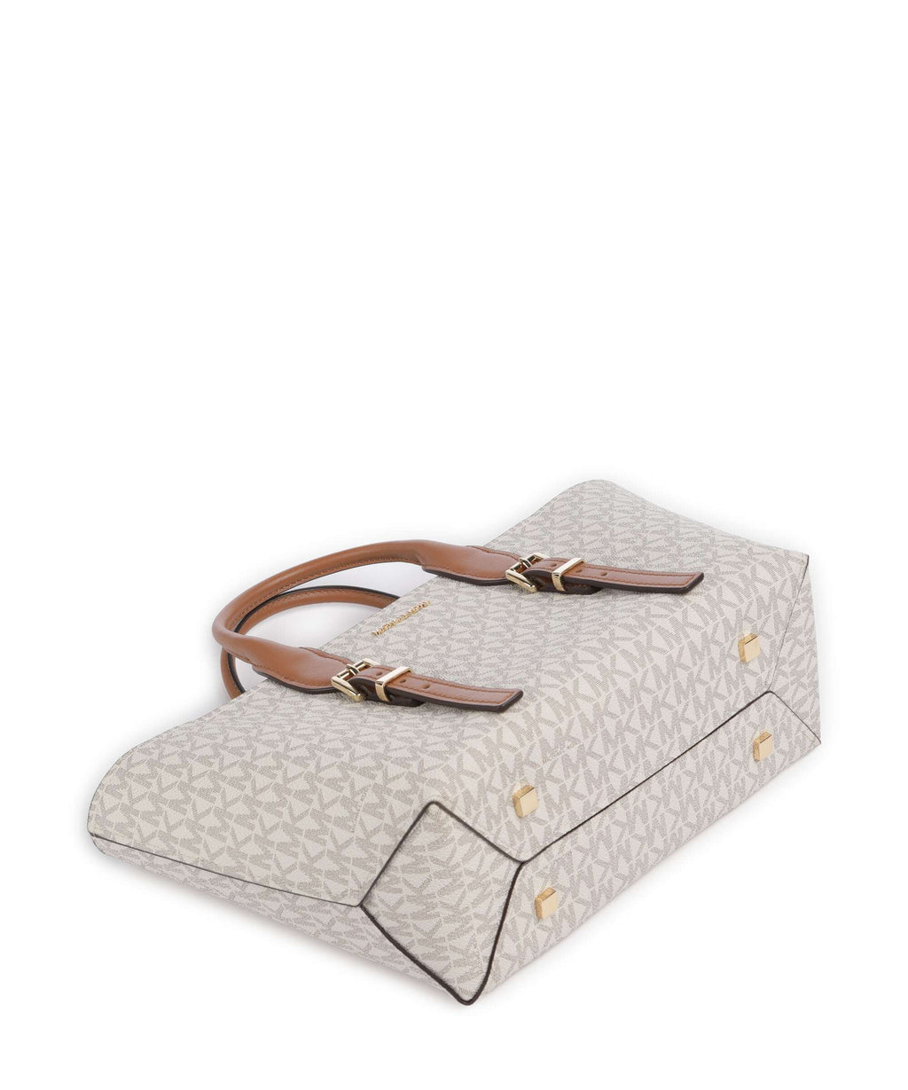 Michael Kors Moore Handbag vanilla/acorn