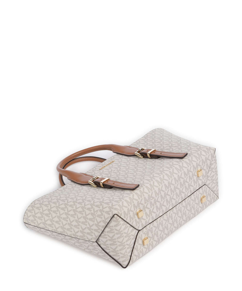 Michael Kors Moore Handbag vanilla/acorn