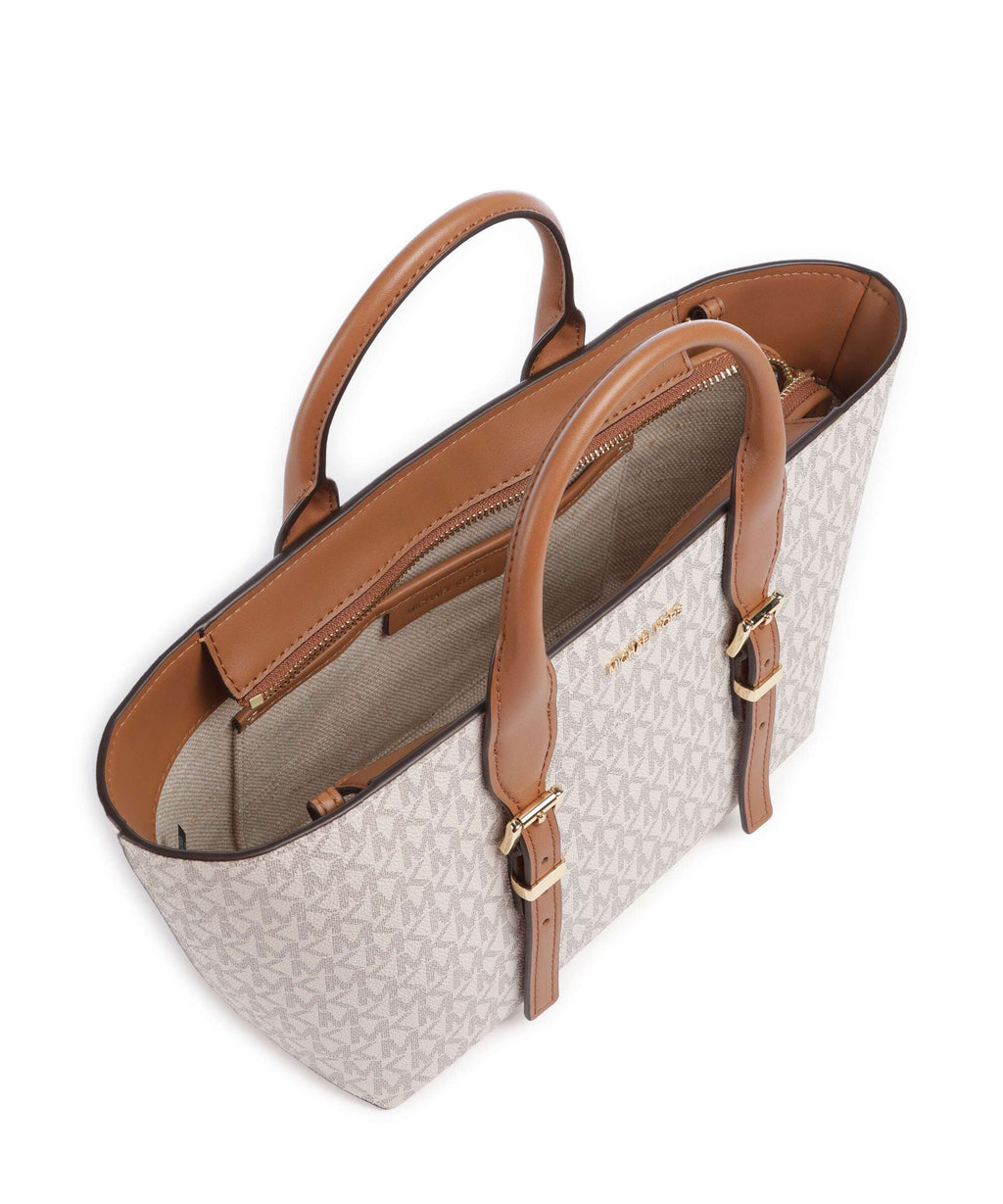 Michael Kors Moore Handbag vanilla/acorn