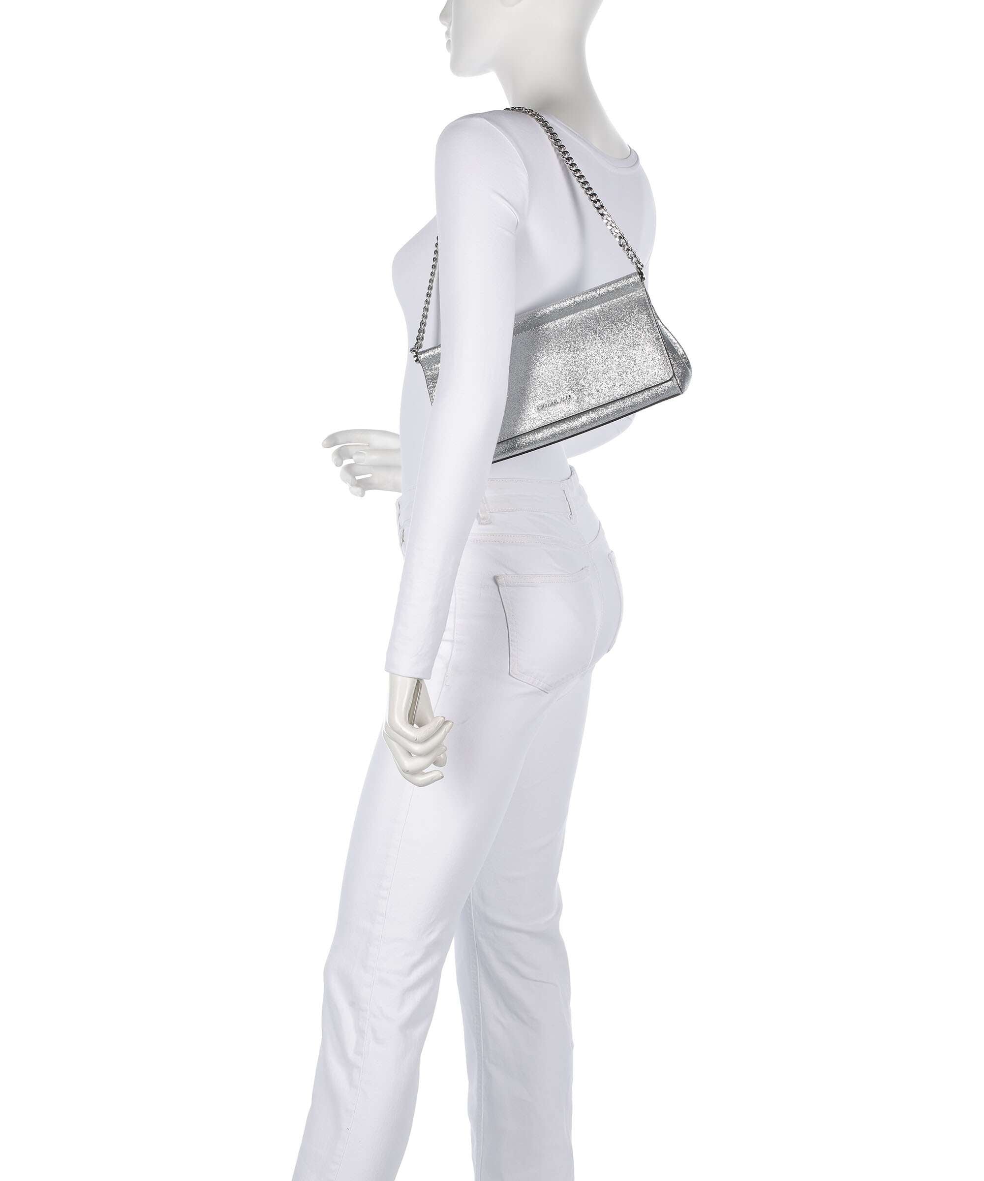 Michael Kors Carmine Crossbody bag silver