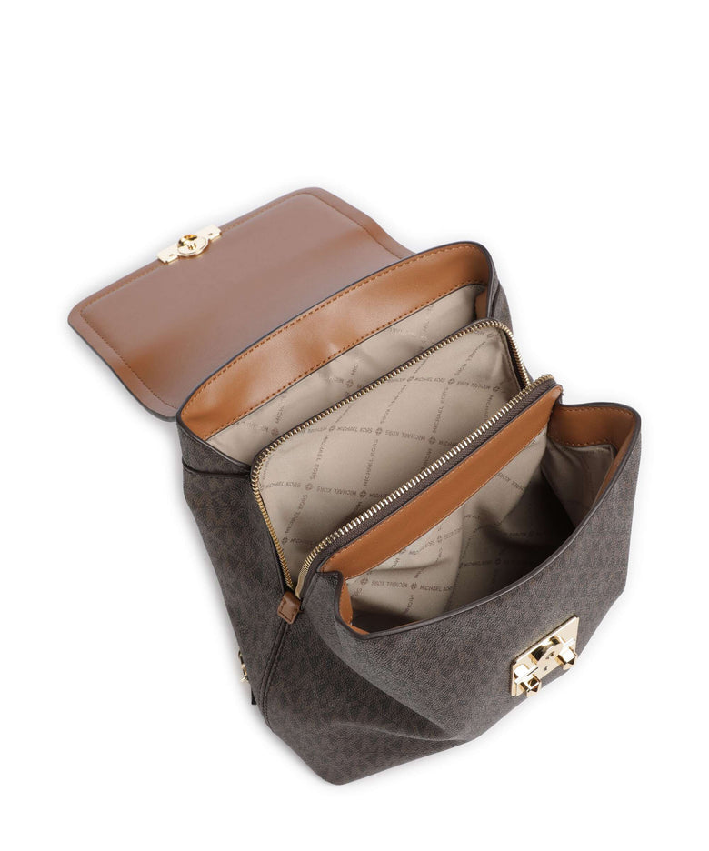 Michael Kors Tribeca Small Backpack brown/acorn