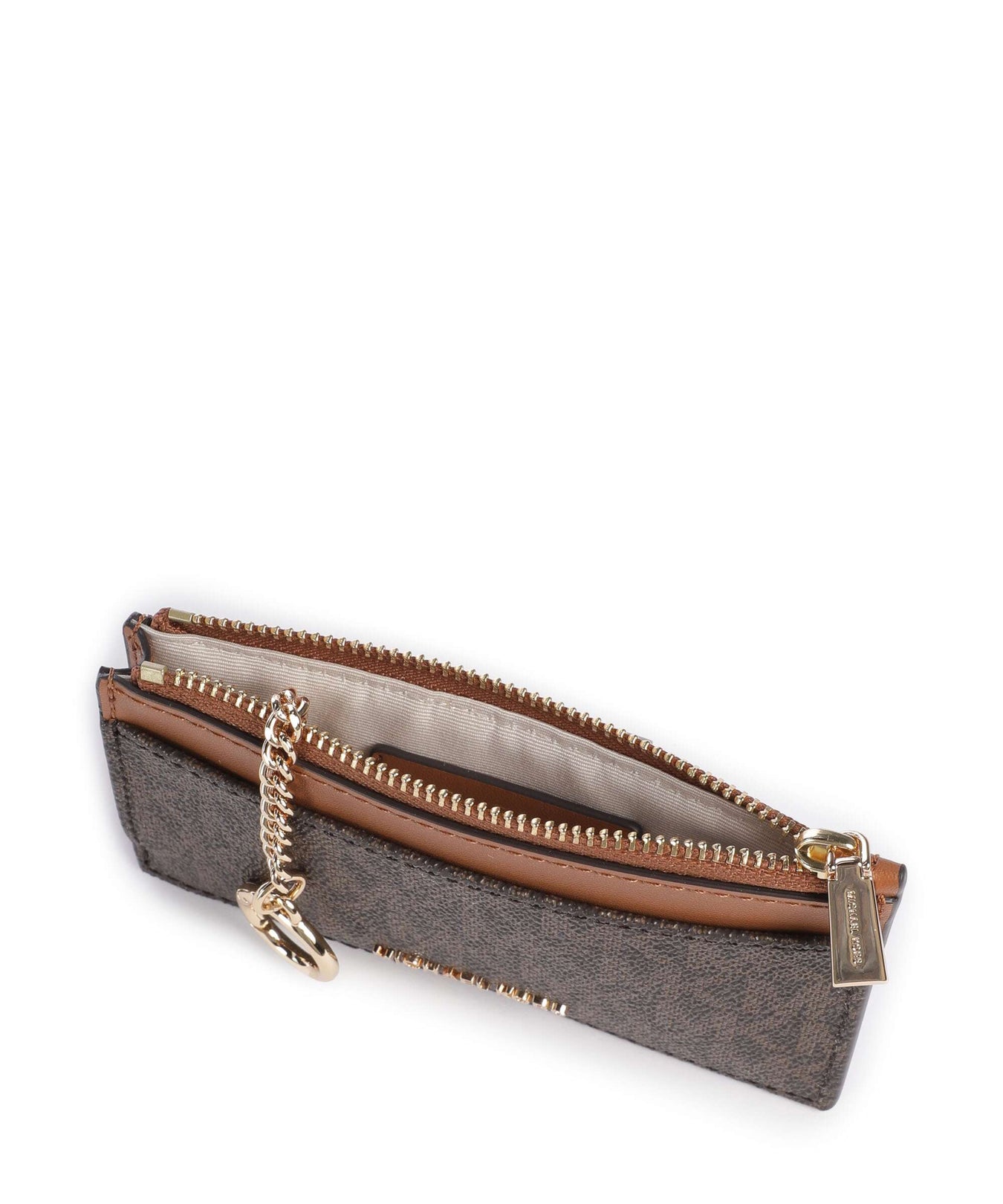 Michael Kors Jet Set Credit card holder brown/acorn