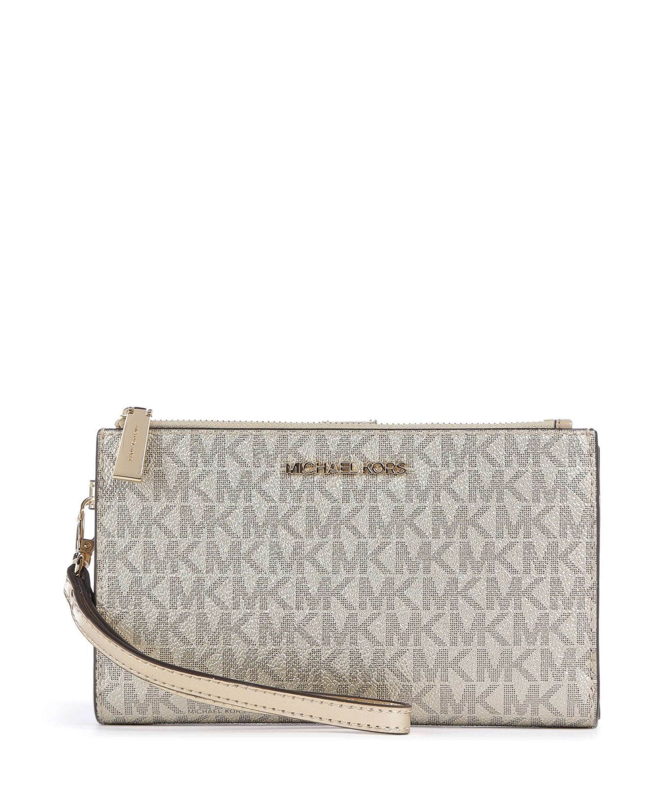 Michael Kors Jet Set Wallet pale gold