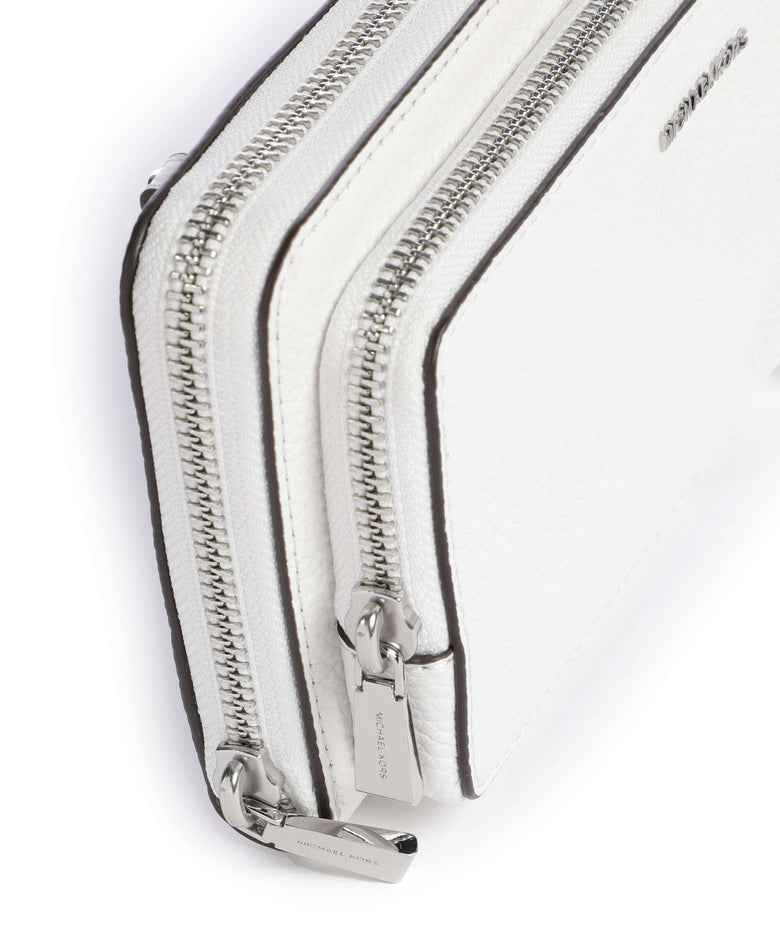 Michael Kors Jet Set Large Continental Crossbody bag optic white