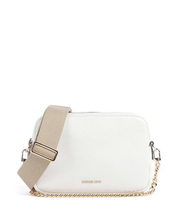 Michael Kors Bryant Medium Taška cez rameno optic white