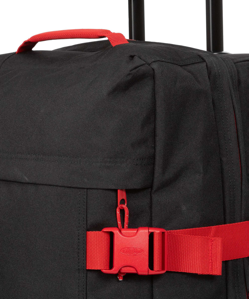 Eastpak Tranverz L Travel bag with wheels kontrast scarlet