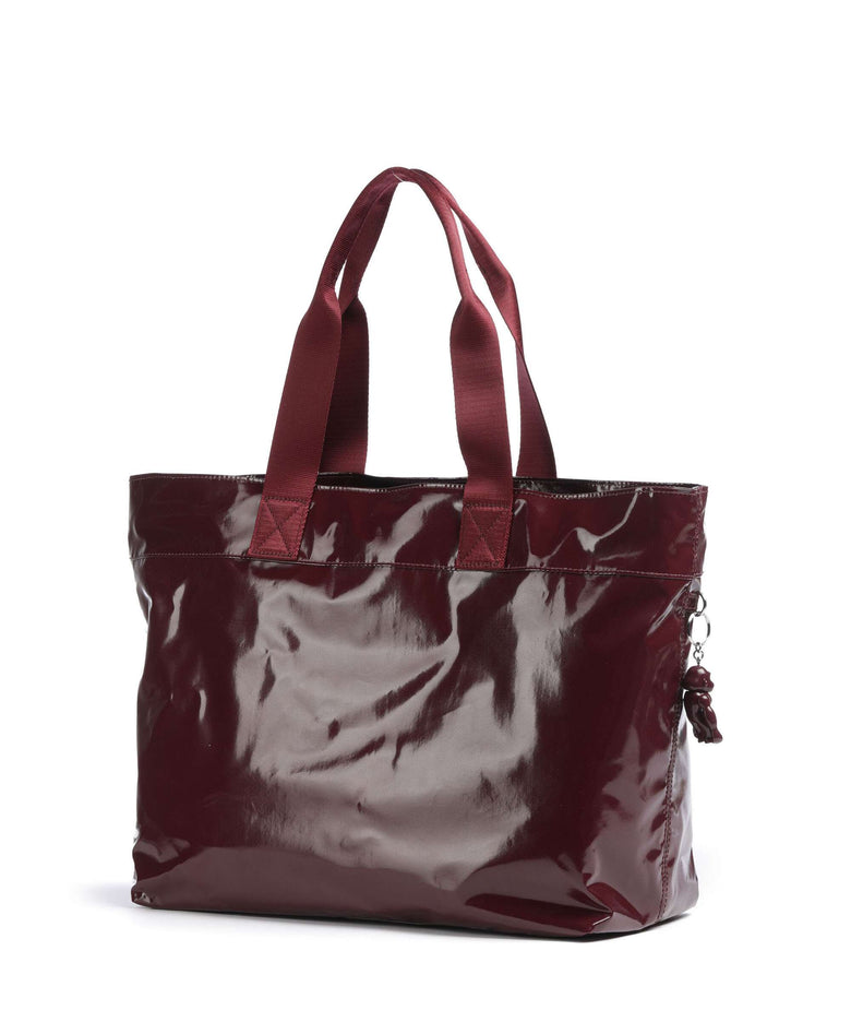 Kipling Elevated Colissa Up Tote bag high gloss wine