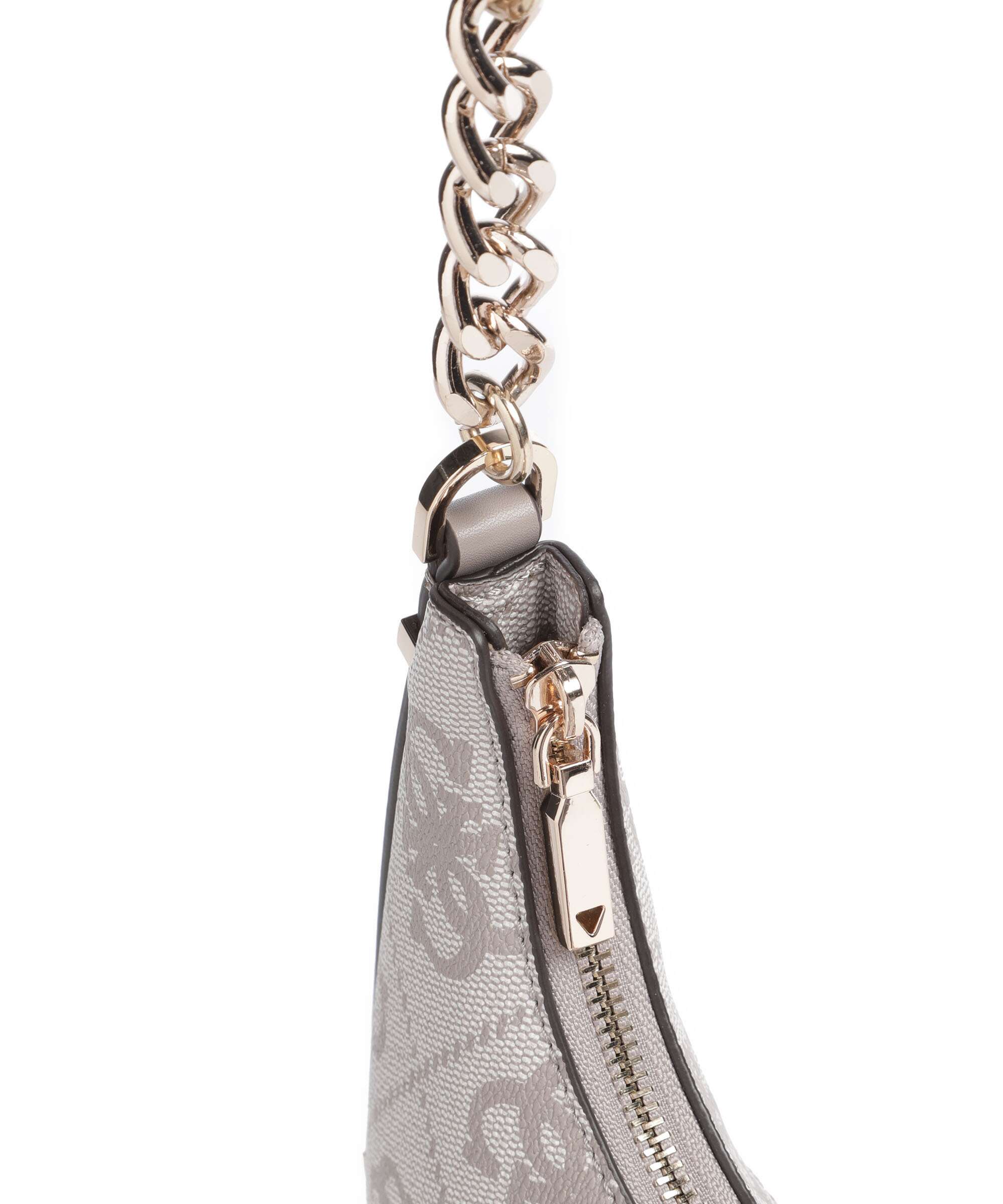 Guess Erenia Shoulder bag dark taupe logo