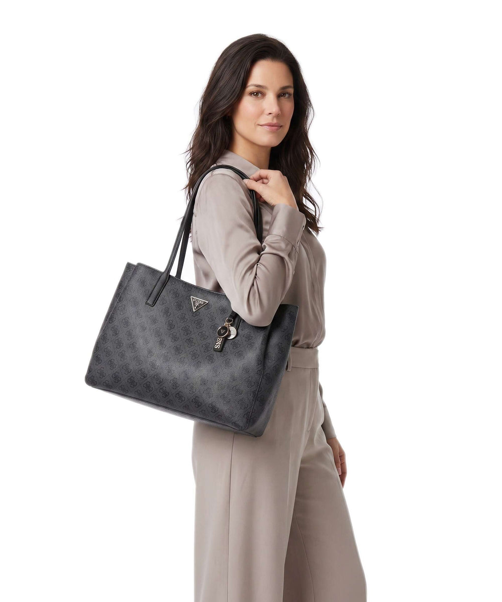 Guess Noelle II Tech Tote bag coal logo