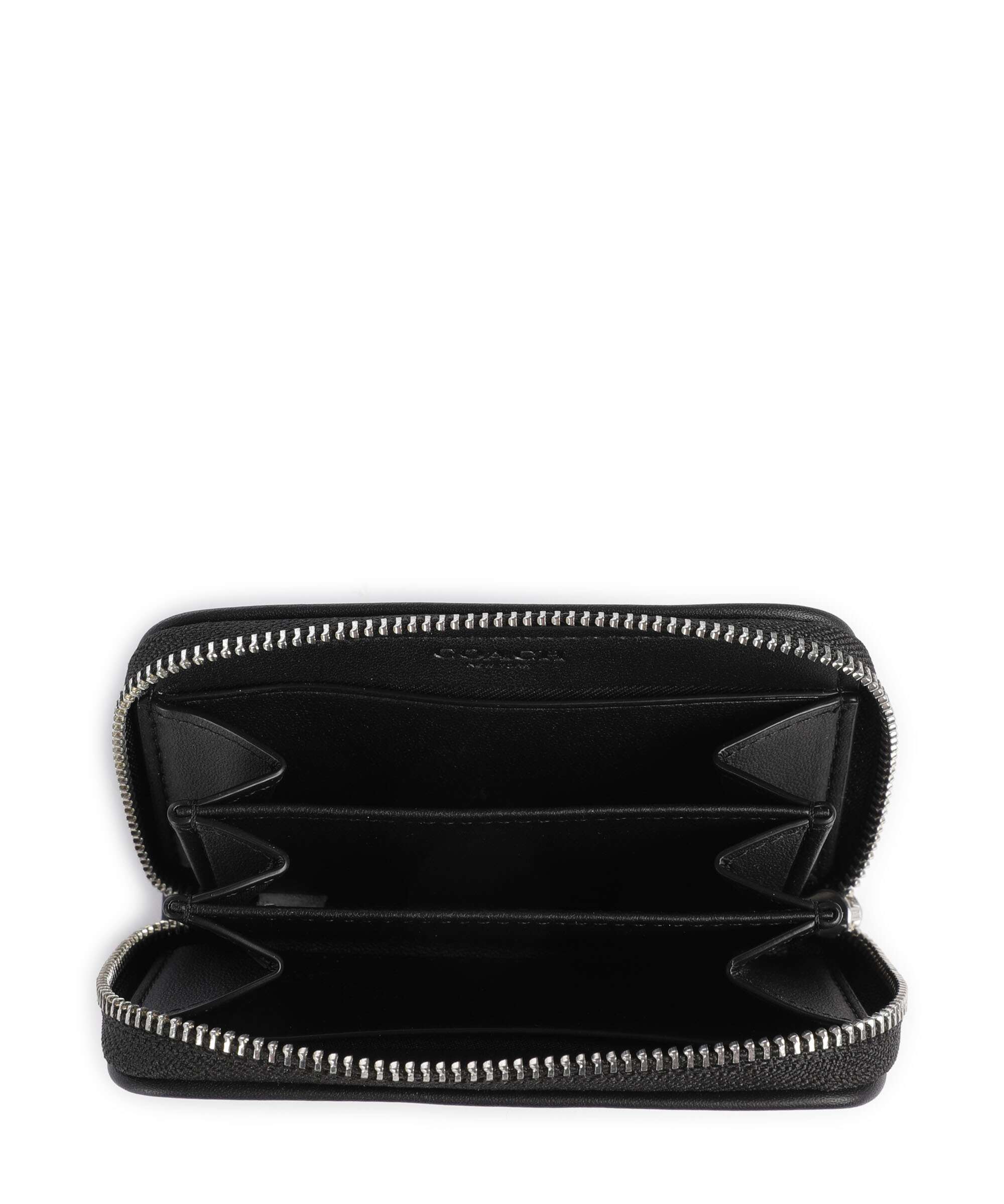 Coach Essential Crystal Signature Jacquard Wallet black